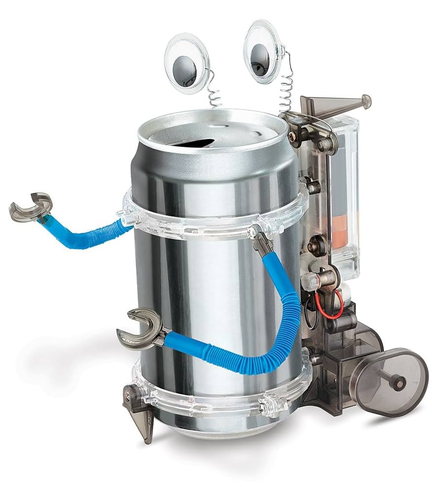 Amazon.com: 4M Toysmith, KidzRobotix Tin Can Robot, DIY